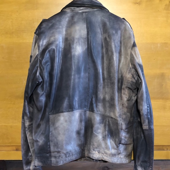 DIESEL 100% Lamb Leather jacket BNWT in size XXL - Picture 5 of 8